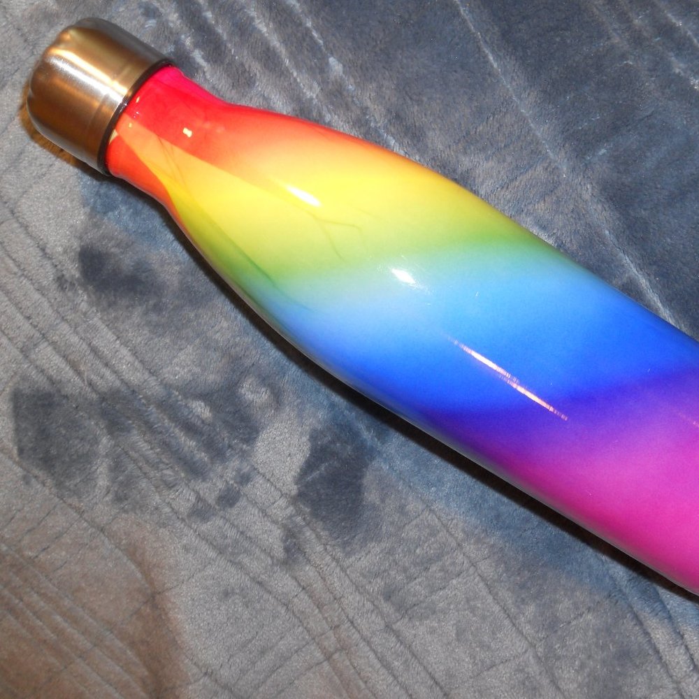 Metal Multi-colored Water Bottle